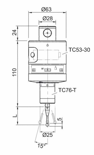 波龍(BLUM) tc53測頭